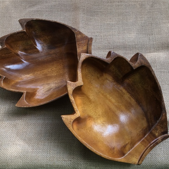 Set of 2! MCM Vintage bear paw “monkey pod” bowls! - Picture 4 of 5